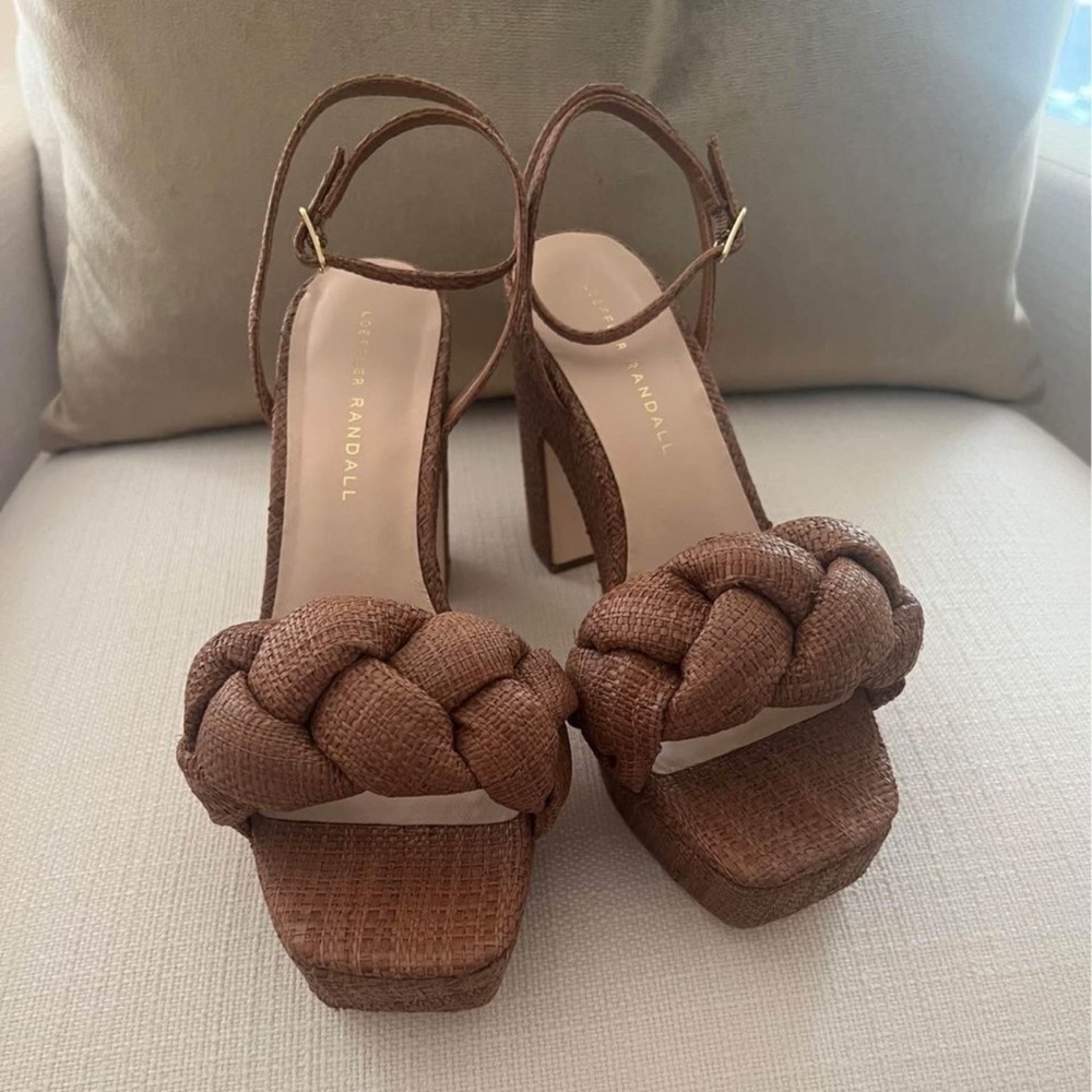 Loeffler Randall Fae Brown Heel size 7.5 NEW
